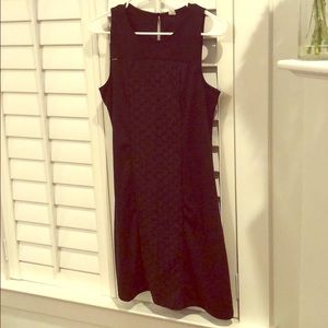 Black shift dress